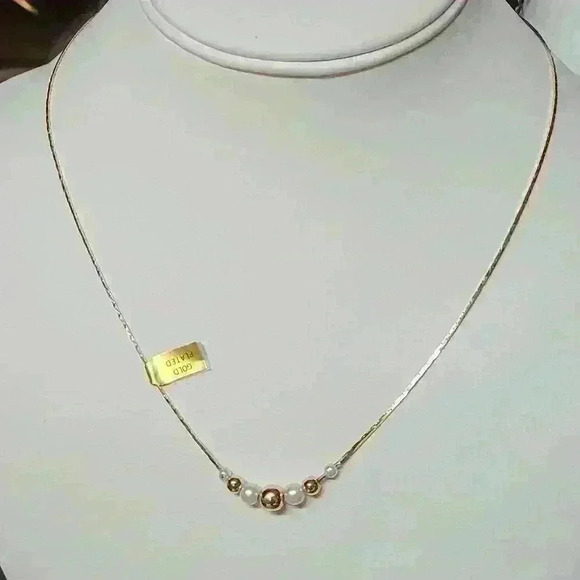 Gold plated necklace chain 2g - Picture 2 of 16